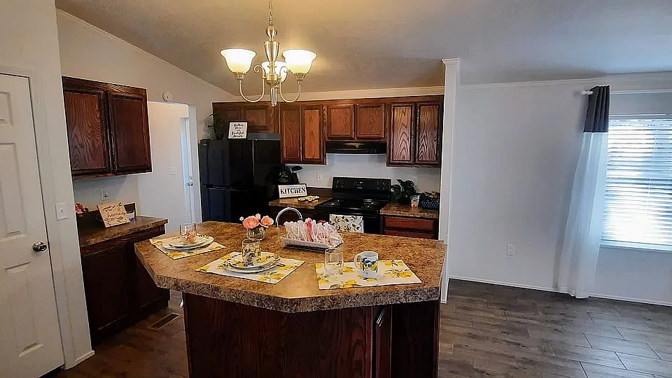 Model 372 - Island Kitchen_ 3 bed 2 bath