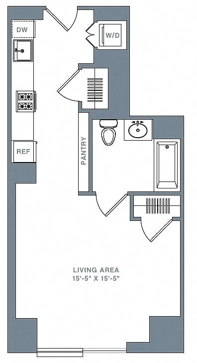 Floor plan Studio-10-21 G