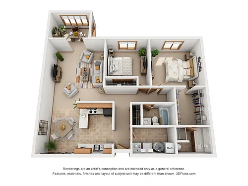 Floor plan Toulouse