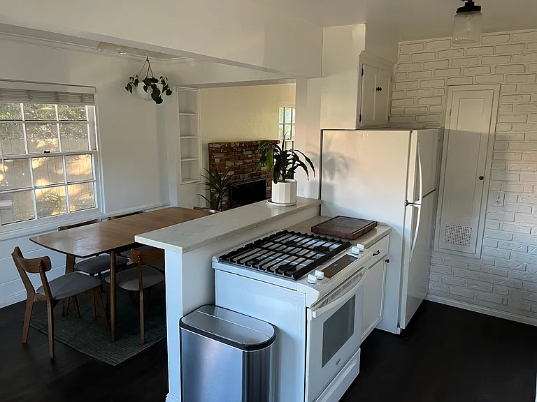 Kitchen and dining area