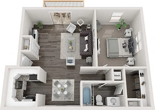 Floor plan River Market