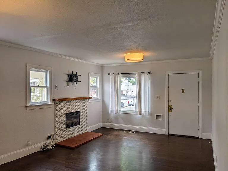 TV mount in living room