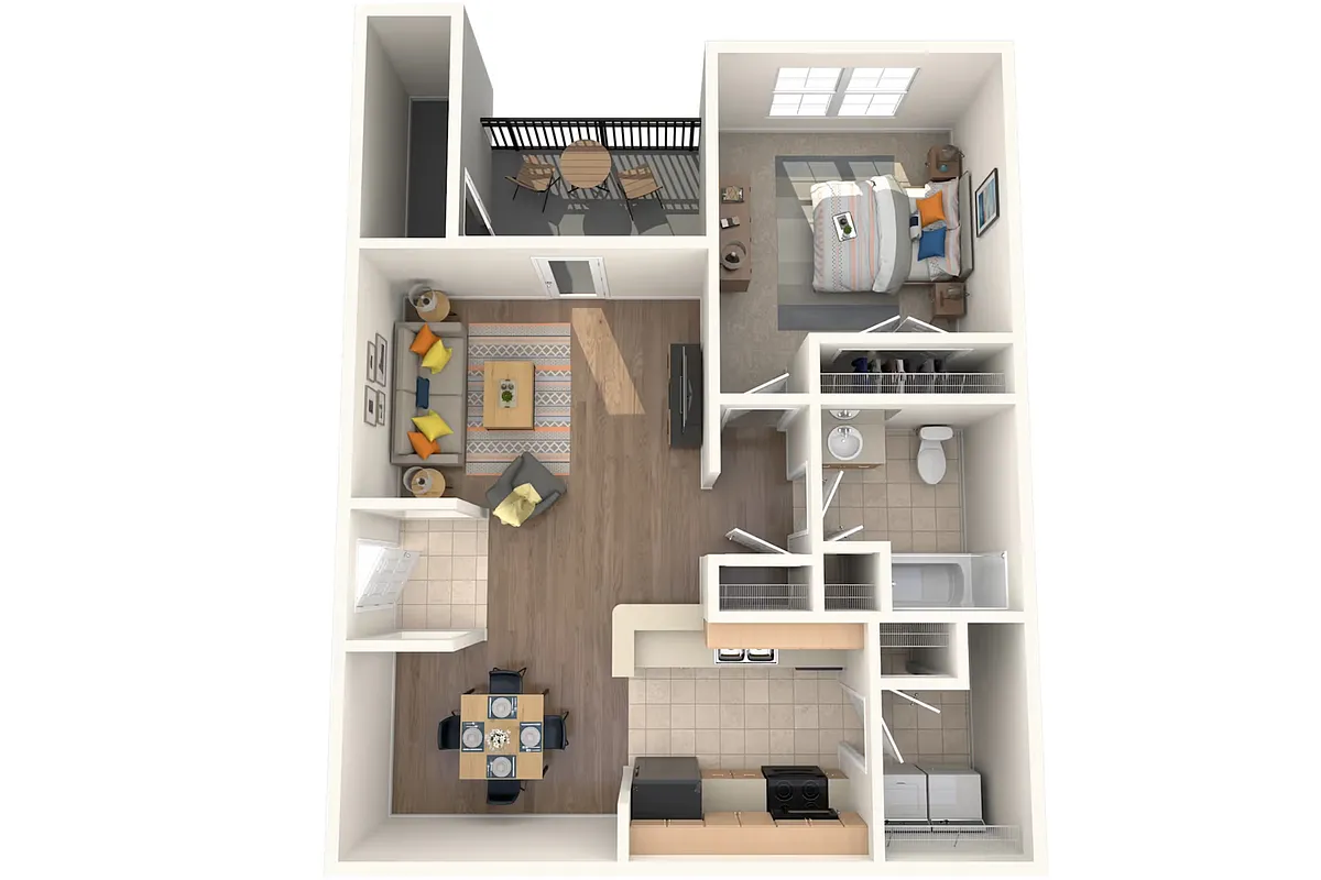 Floor plan 1 Bedroom