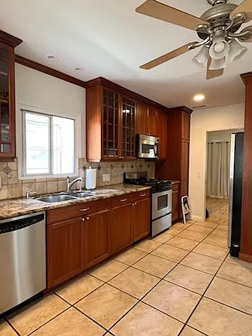Open concept kitchen