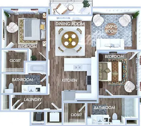 2 BEDROOM | 2 BATH 2 BEDROOM | 2 BATH
