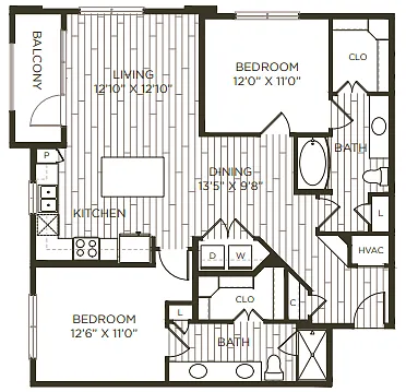 Floor plan B3