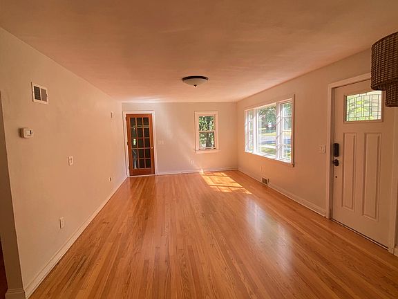 This east facing Living area of living/dining combo room is ready to greet you in the morning. The cozy little sunroom is through the French Door.