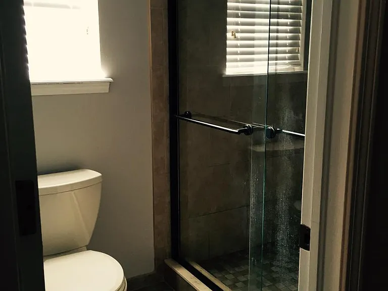 Walk in shower in Master