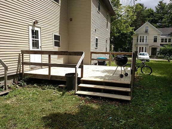 First floor deck