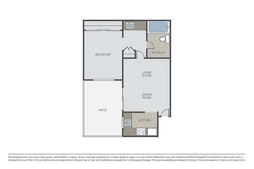 Floor plan The Birch Suite