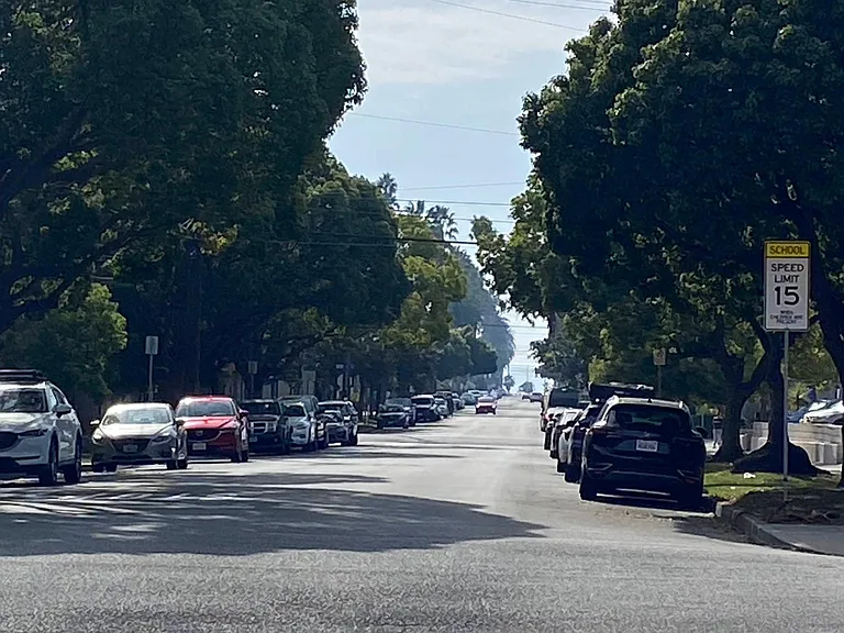 View to Ocean Avenue from 9th