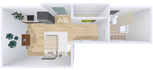 Floor plan studio 14