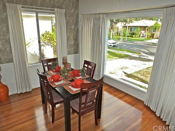Dining area open to the kitchen and living room