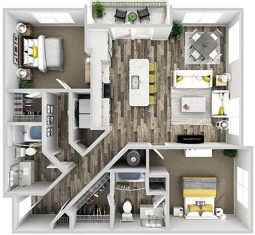 Floor plan B5 - The Queen