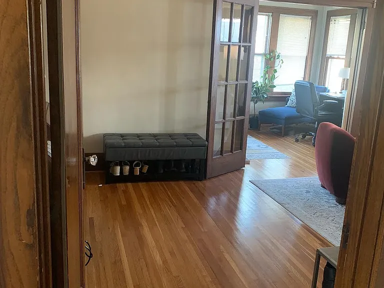 view from door