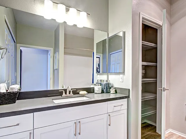Linen Closet in Bath