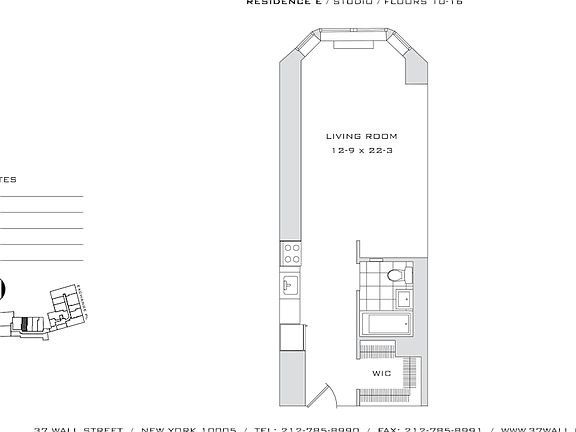 2nd image of 37 Wall St APT 14E