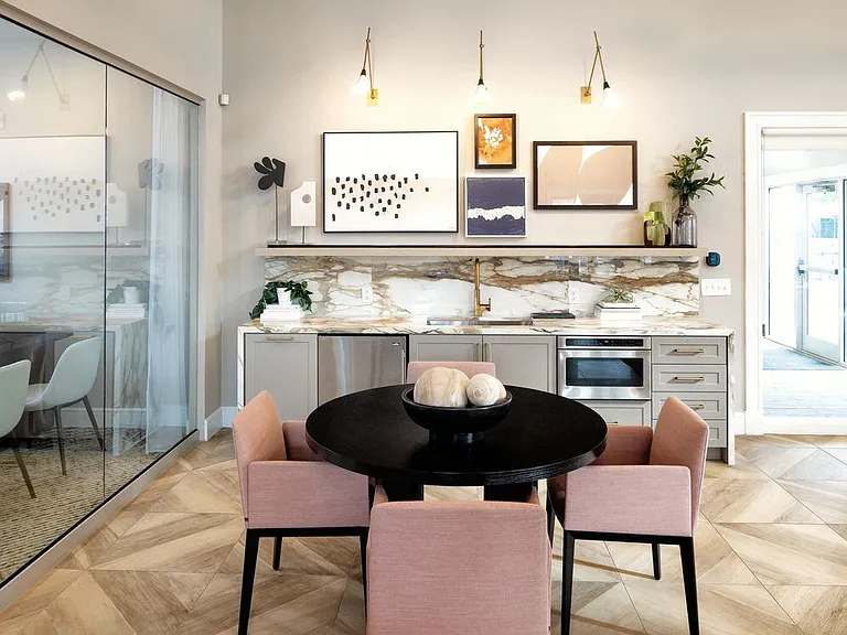 Work lounge with kitchenette