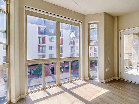 Floor to Wall Bay Windows with view of Downtown San Diego