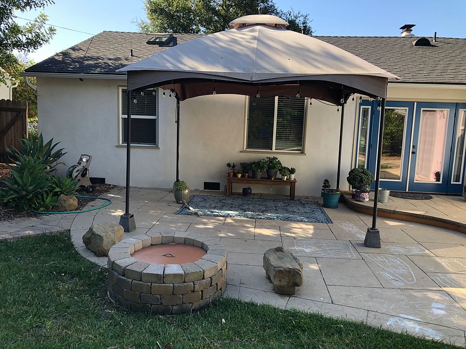 Shaded backyard structure