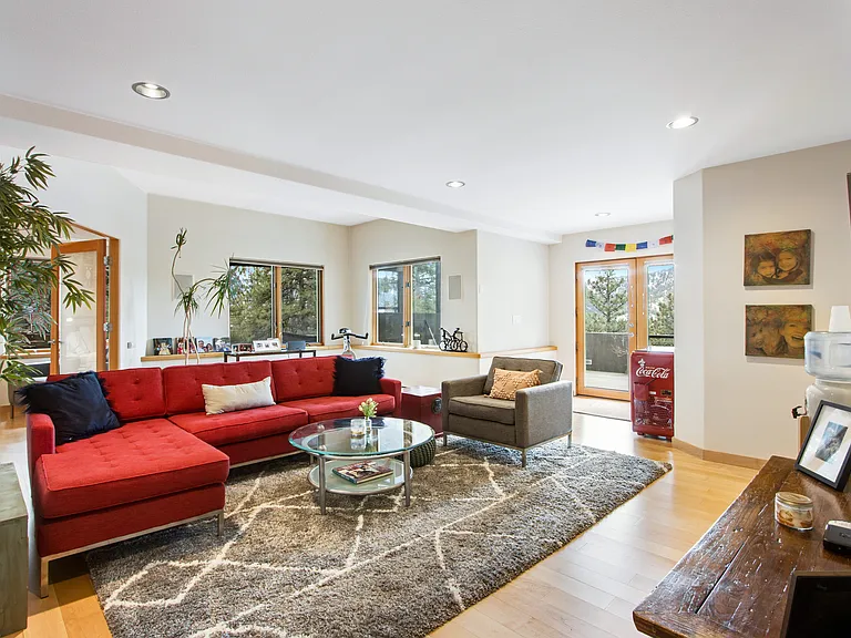 Lower level living area