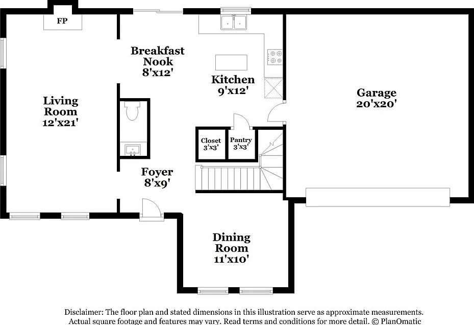 3 bed, 2.5 bath, 1576 sqft, $3,100 — Photo 2