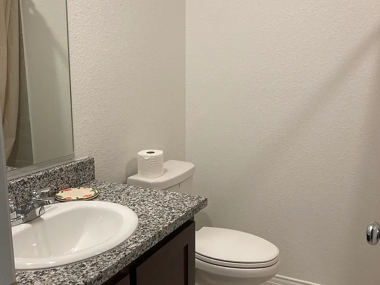 Bathroom across hall