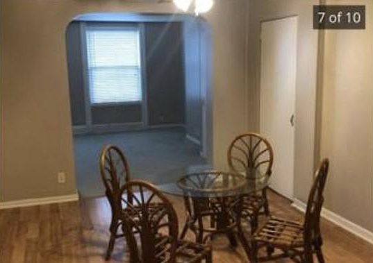 Dining room looking into Living Room.