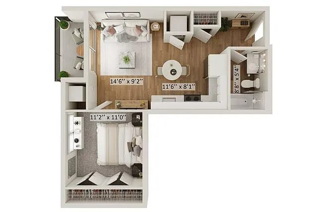 Floor plan Cedar A