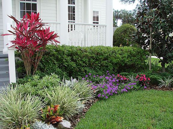     Front Flower Garden
