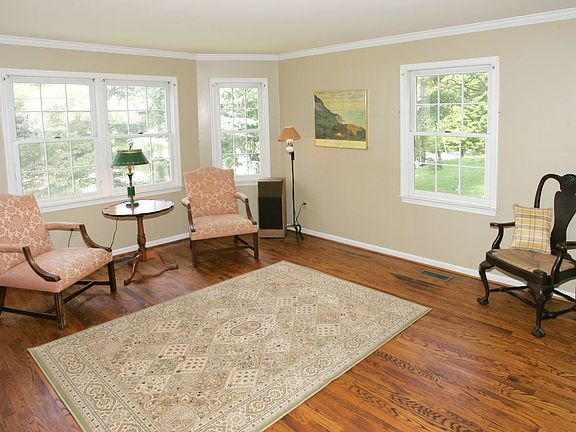 Living Room with Bay Window