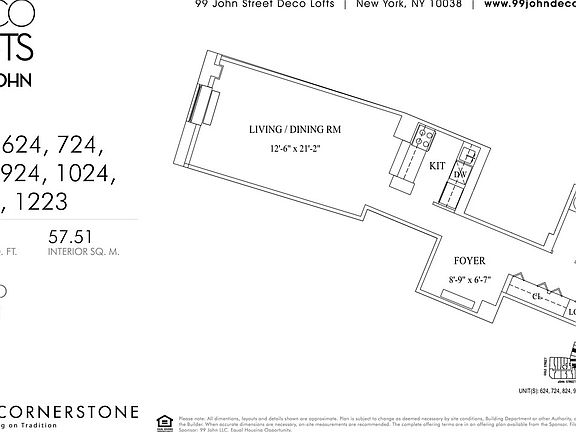 2nd image of 99 John St APT 1024