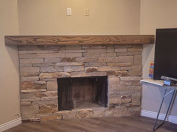 New Fireplace w coax n power