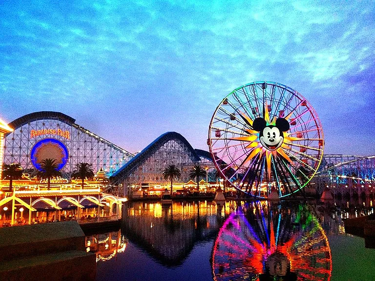 Canyon Lake is in between the attractions of Disneyland and