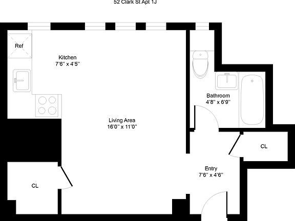 2nd image of 52 Clark St APT 1J