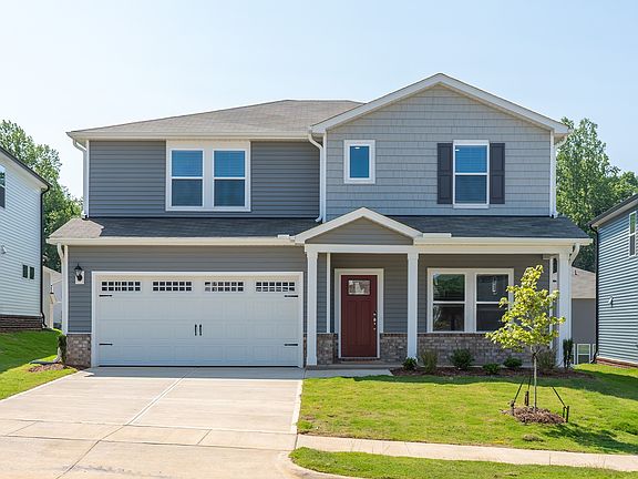 Sherwood front exterior at a Meritage Homes community in Garner, NC.