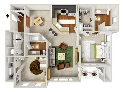 Floor plan Hadley