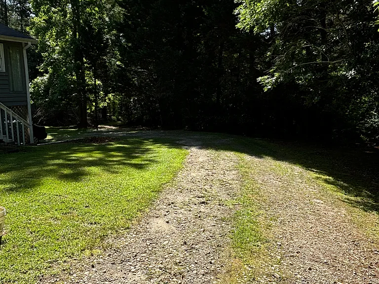 Driveway to private entry