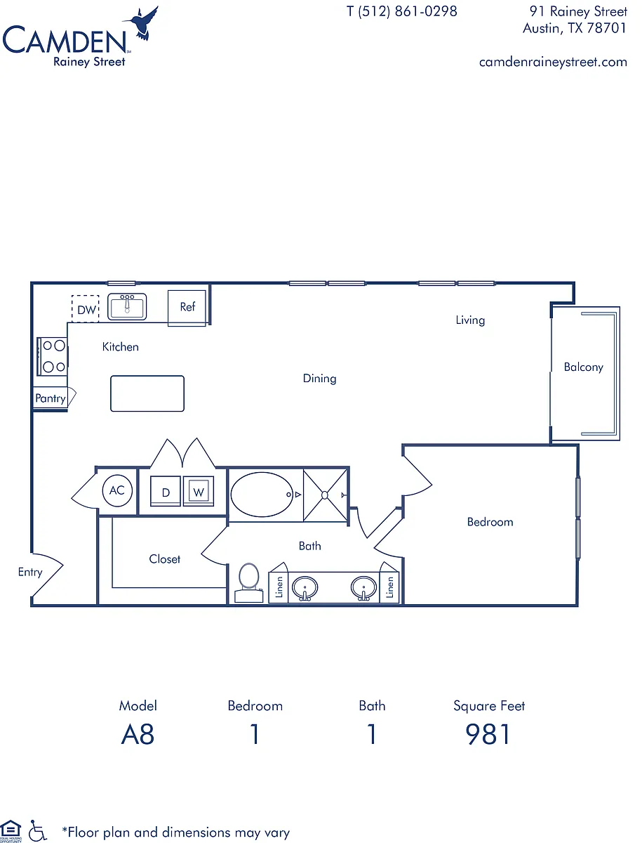 Floor plan A8