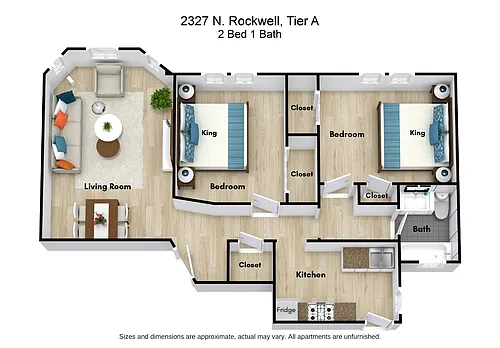 Floor plan 2 Bedroom