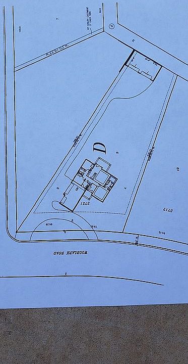 Layout of lot. 1/2 acre.