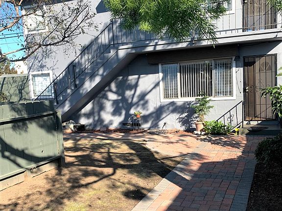 This is a picture of the Apartment located in the back yard. The Upstairs apartment unit 4569 is the 2 Bed Apartment for Lease