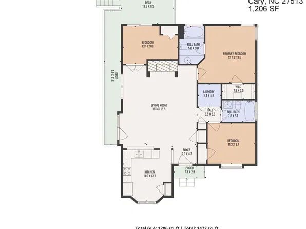 209 Kronos Ln, Cary, NC 27513