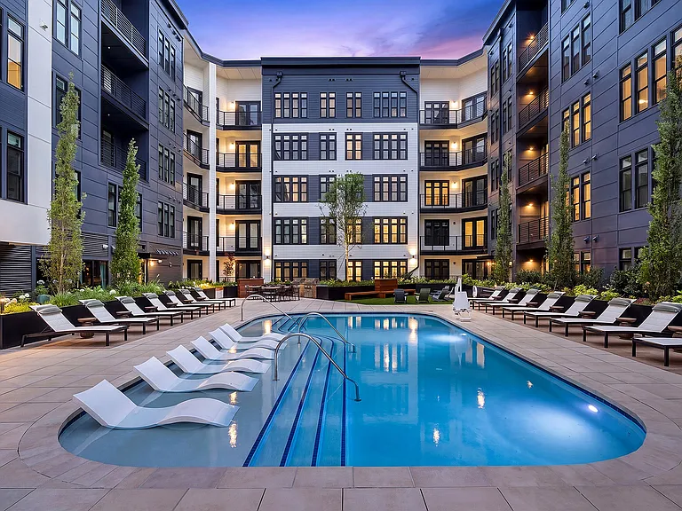 Pool Night View