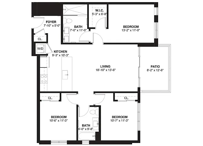 Floor plan G