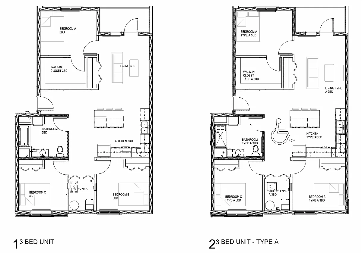 Floor plan 3 Bedroom