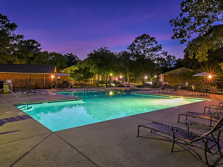 Relaxing Evening at the Pool