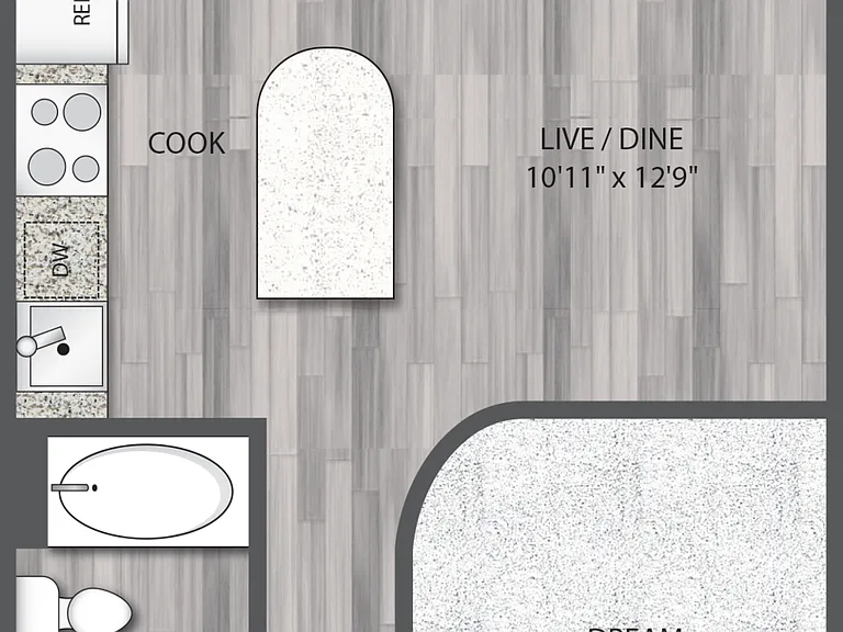 A2.3 floor plan Encore Montrose