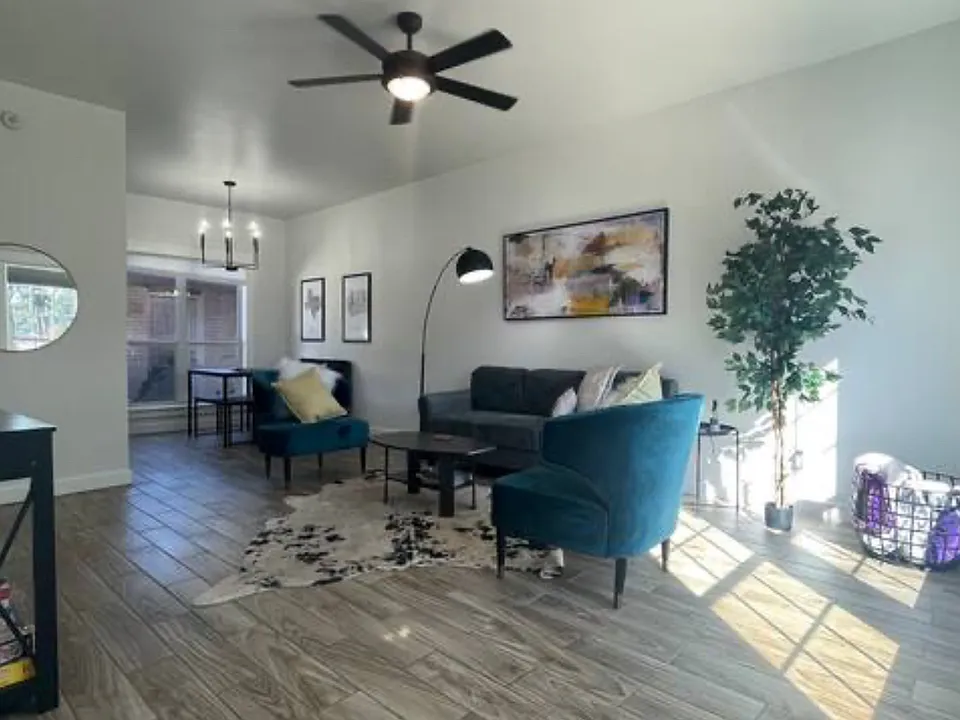 NOTE: These are pictures from the next door unit and your side will be "flipped" in room location. The living room shares a wall. Furniture may be different than pics.