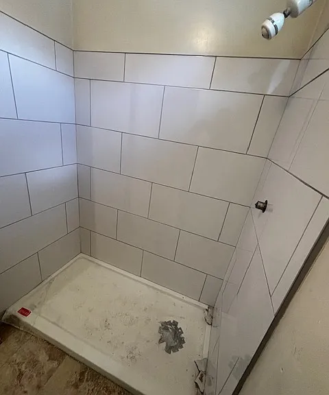 Brand new constructed shower
